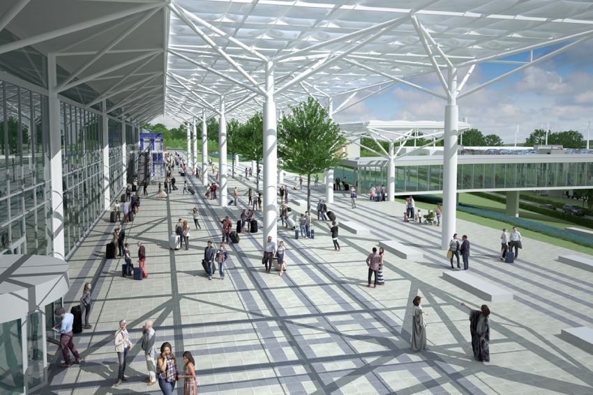 Bristol airport artist impression